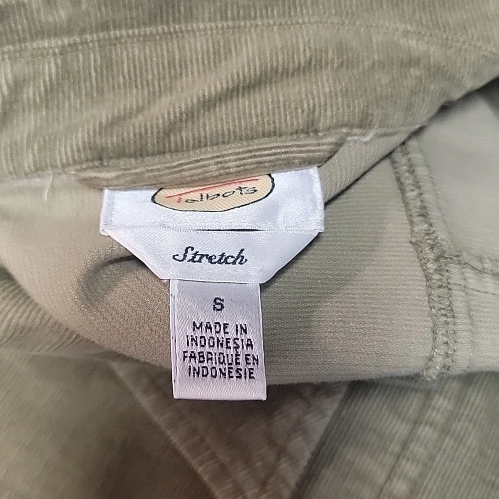 Talbot's woman stretch size, small Corduroy  button jacket.